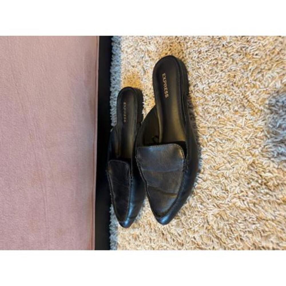 Express- Pointed Toe Slide Mules - Picture 3 of 5